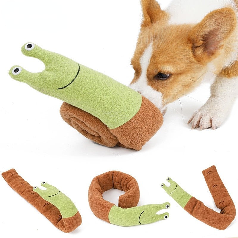 PawPuzzle Snuffle Snail Mat — Enrichment & Slow Feeder Toy for Dogs