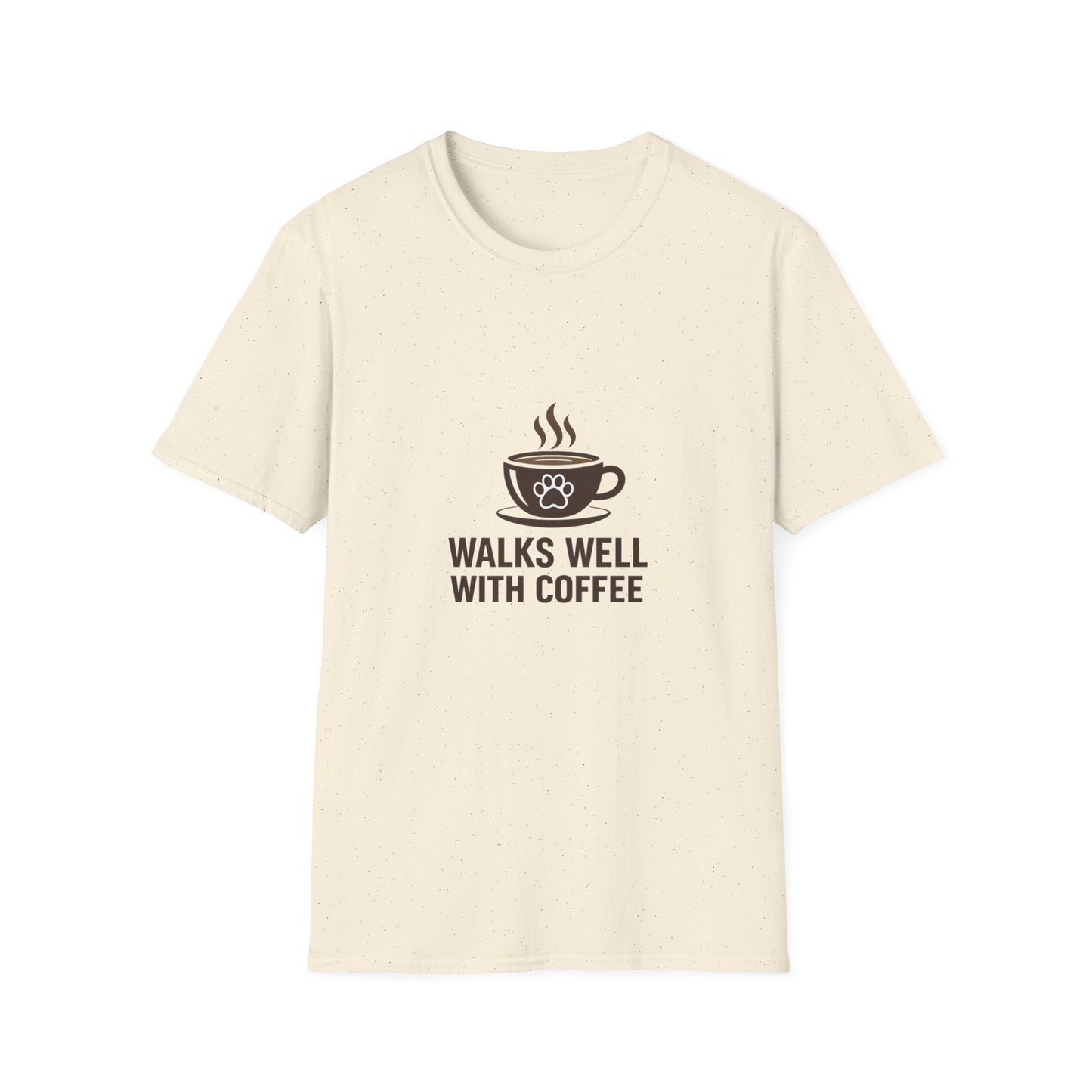 Walks Well With Coffee — Pet Parent Graphic Tee