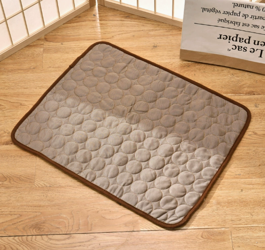 CoolPaws Ice Silk Cooling Mat — Summer Comfort Bed for Dogs & Cats