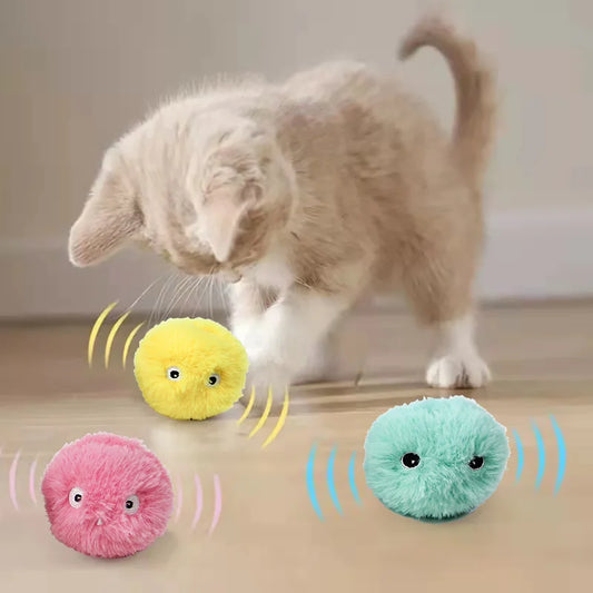PlayMate Smart Cat Squeak Ball