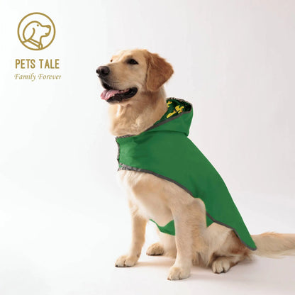 Waterproof Reflective Dog Raincoat with Harness Hole - Winter Safety Vest