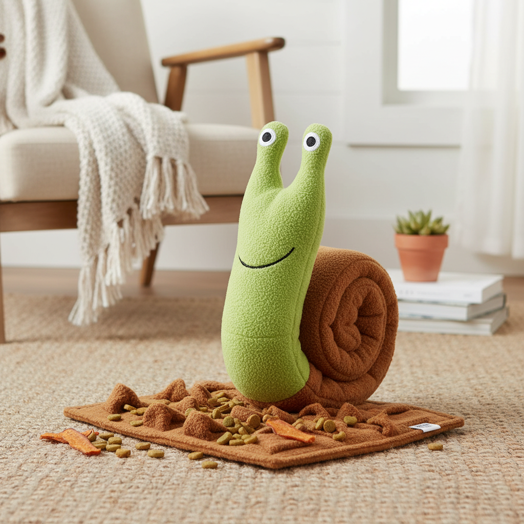 PawPuzzle Snuffle Snail Mat