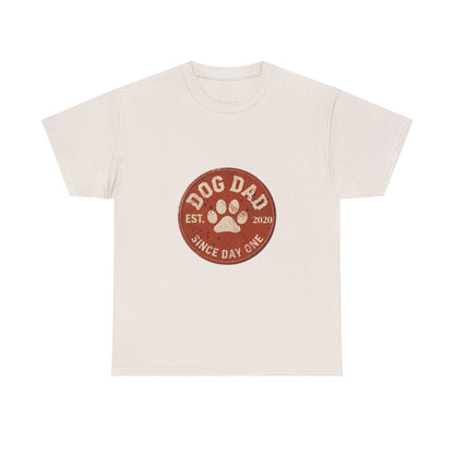 Dog Dad Personalized Year Tee