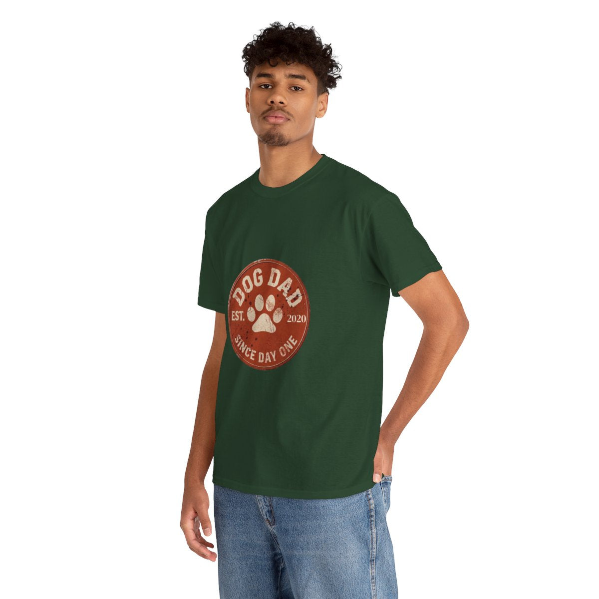 Dog Dad Personalized Year Tee